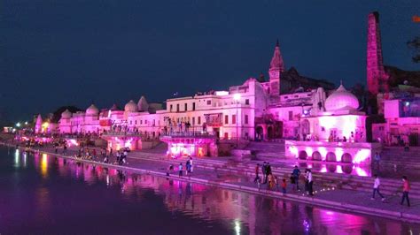 Ayodhya celebrates choti diwali on eve of historic Ram Temple Bhoomi ...