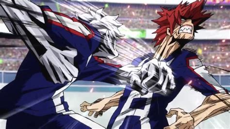 Kirishima Eijirou Vs Tetsutetsu Tetsutetsu Boku No Hero Academia