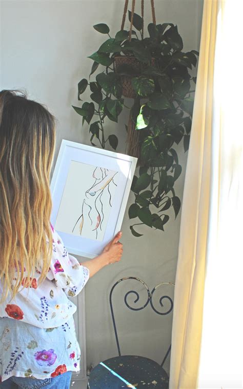 Eva Minimalist Nude Print Naked Collage Line Art Etsy