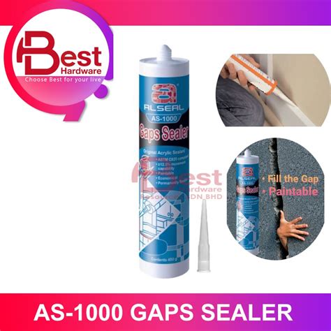 Best Hardware Gap Filler Alseal As Gaps Sealer Original Acrylic