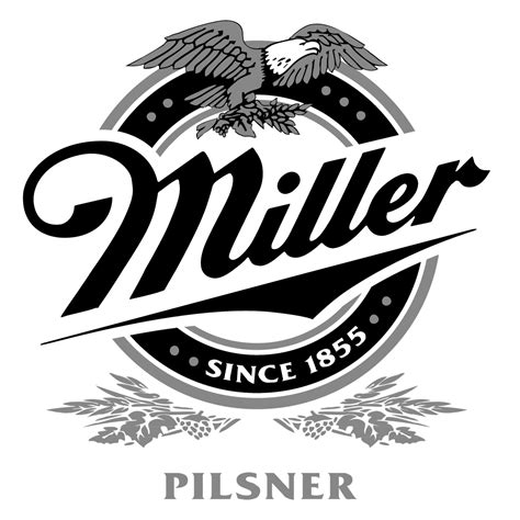 Miller Logo Black and White (3) – Brands Logos