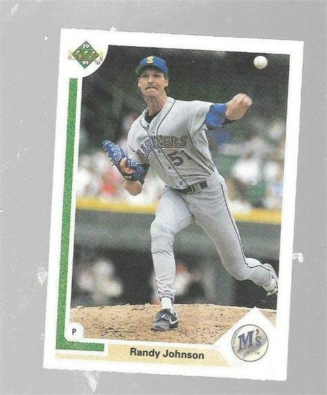 Details About Upper Deck Randy Johnson Seattle Mariners