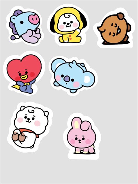 Bt21 stickers – Artofit