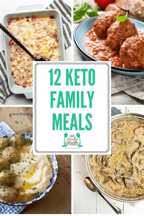 12 Keto Friendly Family Meals - Two Lucky Spoons