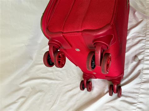 Tommy Hilfiger Red Logan Softside Carry On Spinner Luggage Ebay