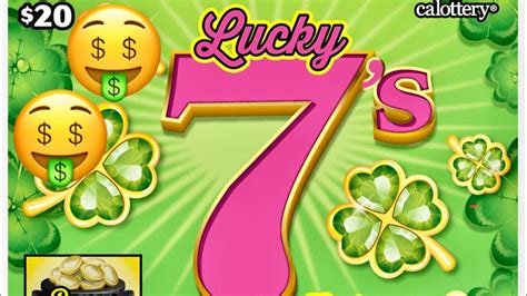 Year Anniversary Lucky S Multiplier Ca Lottery Ticket