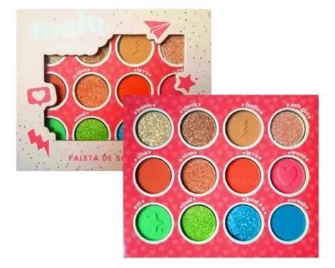 Paleta De Sombras Matte Y Met Licas Melu Ruby Rose Vegana Mercadolibre