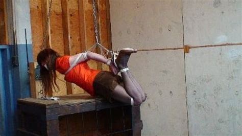 Sexy MILF Neighbor In Suspended Hogtie Hunters Lair Bondage Clips4sale