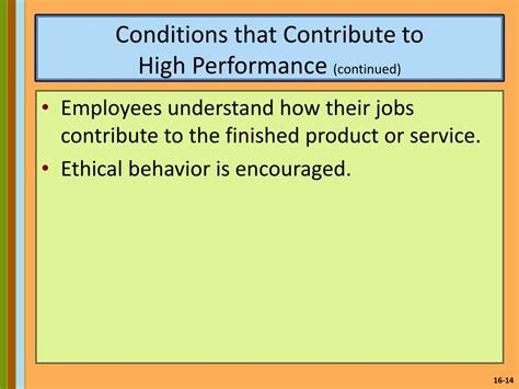 Ppt Chapter 16 Creating And Maintaining High Performance Organizations Powerpoint Presentation