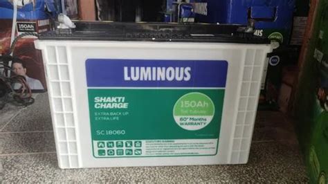 Luminous Shakti Charge Sc Ah Tall Tubular Inverter Battery At