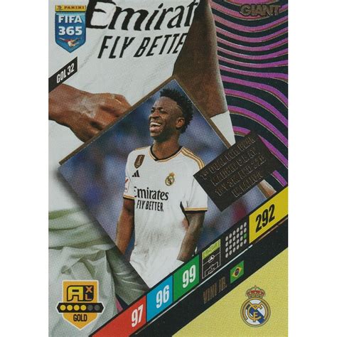 Offer Soccer Cards Vini Jr Giant Fifa 365 Adrenalyn XL 2024