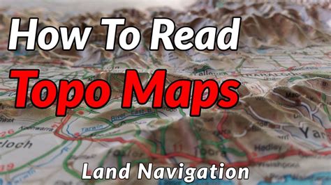 How To Read Topographic Maps Basic Land Navigation Part Youtube