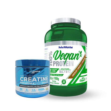 Vegan Protein Perfect Nutrition Lb Creatina Premium Plus Series