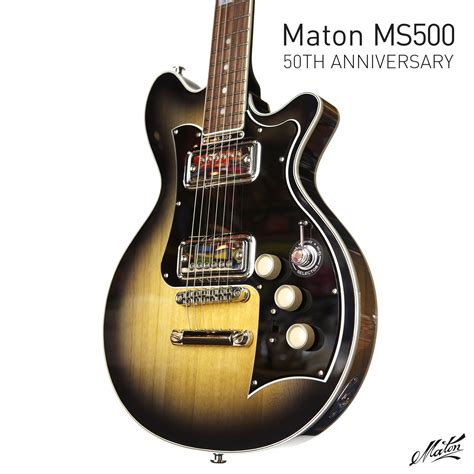 Maton Ms500 50th Anniversary Handmade Electric Guitar Guitar