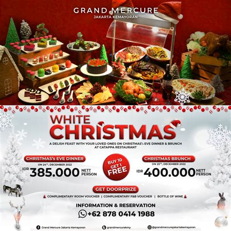 Rayakan Sukacita Natal Dan Tahun Baru Di Hotel Grand Mercure Jakarta