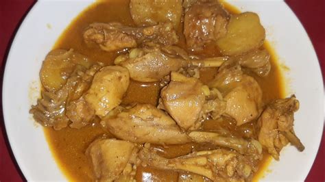 নতুন আলু দিয়ে মুরগির মাংস রান্না New Potato With Chicken Curry