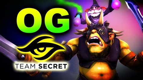 OG Vs SECRET AMAZING GAME DPC EU DREAMLEAGUE S15 DOTA 2 YouTube