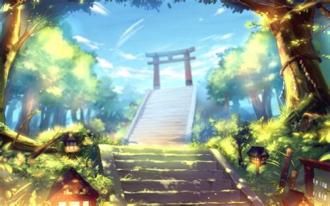 Anime Shrine Wallpapers Top Free Anime Shrine Backgrounds