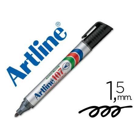 Rotulador Permanente Artline Color Negro Punta Redonda