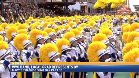 Wvu Marching Band Featured In Macys Thanksgiving Day Parade