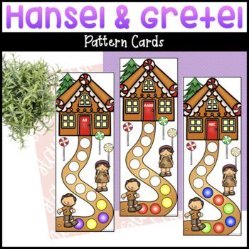 Hansel Gretel Pattern Cards Fairy Tale Pattern Activity In