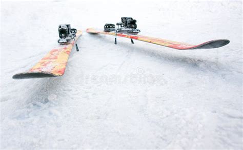 Freestyle skis stock photo. Image of white, slalom, snow - 13411036