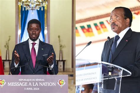 Paul Biya Félicite Le Président Diomaye Faye Pour La Fête Nationale Du