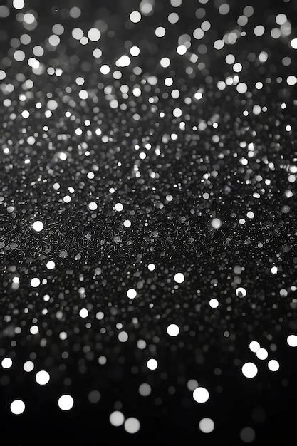 Black And White Glitter Wallpaper