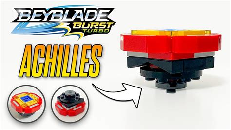 How To Build A Lego Achilles Beyblade Beyblade Burst Turbo Youtube