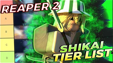 Reaper This Is The Best Shikai Bankai Tier List Updated Youtube