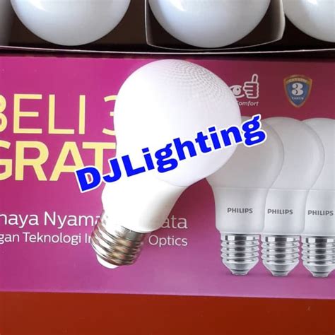 Jual Murah Paket Beli 3 Gratis 1 Lampu Philips LED 7 Watt Putih Keren