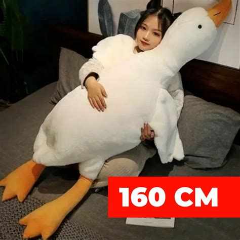 Мягкая игрушка антистресс гусь утка 160 см - купить с доставкой по ...