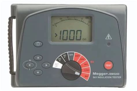 Megger Bm Insulation Resistance Tester At Best Price In Lucknow