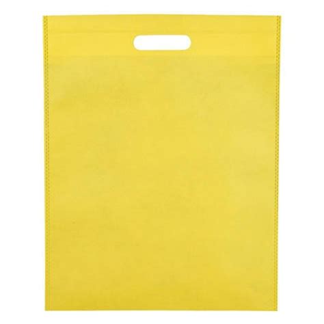 Plain Non Woven Yellow D Cut Bag Capacity 0 5 10 Kg At Best Price In