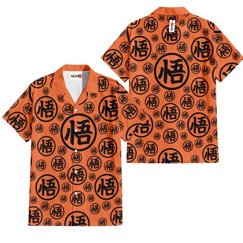 Goku Turtle Hermit Symbols Hawaiian Shirts Custom Ntt1005 Gear Otaku