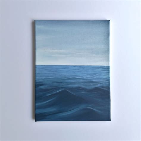 Waves at Sea Oil Painting - Colour & Space