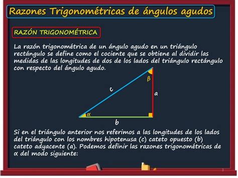 Razones Trigonométricas De ángulos Agudos Ccesa007 Ppt