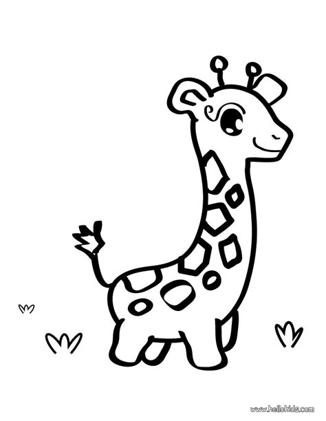 Giraffe Toy Coloring Pages