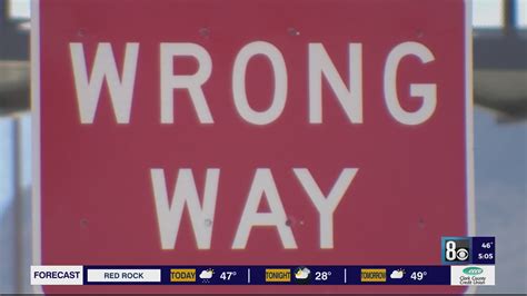 2 Wrong Way Crashes In 2 Weeks More Ndot Technology Expected By Summer