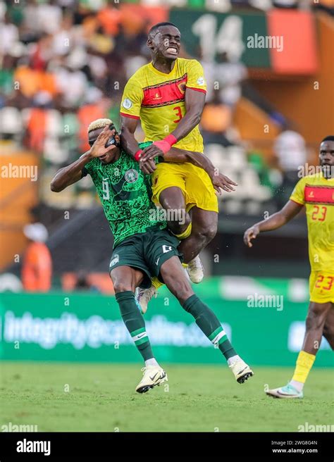 Abidjan Nigeria 2nd Feb 2024 Nigeria Vs Angola Quarter Final At