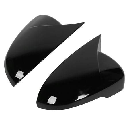 Wing Mirror Covers, Antiscratch 2pcs/set Side Mirror Caps ABS Sporty ...