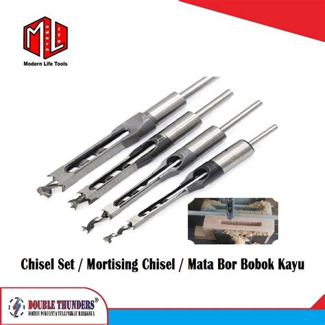 Jual Mata Bor Bobok Kayu 3 8 Inch 1 2 Inch Chisel Set Mortising