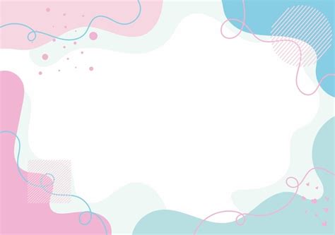 Premium Vector | Pastel color aesthetic hand drawn background template