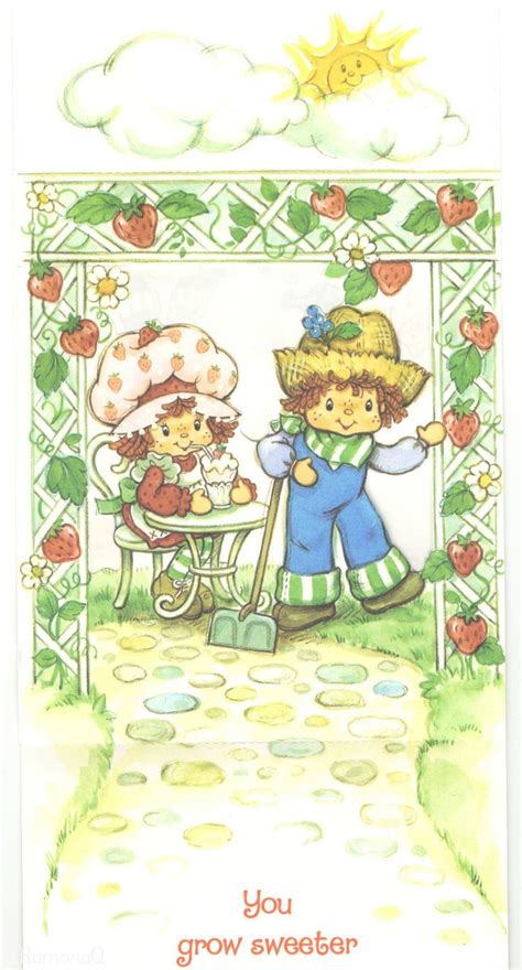 Vintage Kenner American Greetings Strawberry Shortcake Greeting Card