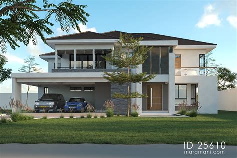 5 bedroom Contemporary modern house - ID 25610 | Double storey house ...