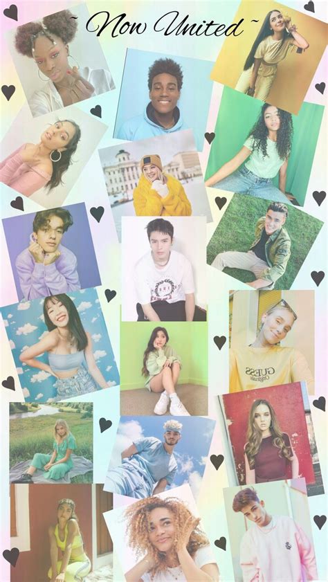 Foto De Todos O Integrantes Do Now United Colorido Wallpaper The