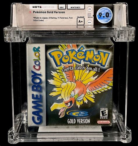 Pok Mon Gold Sealed Graded Game Up For Auction At Comicconnect