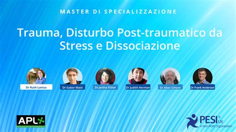 Master Di Specializzazione In Trauma Disturbo Post Traumatico Da