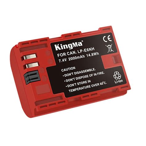 Canon Lp E6nh Replacement Battery From Kingma Foto Discount World