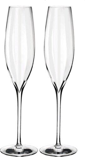 Waterford Crystal Elegance Optic Champagne Flute S2 Bad Box Ebay